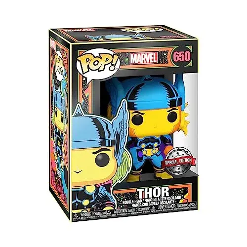 Funko Colecionável Marvel Black Light Thor 650