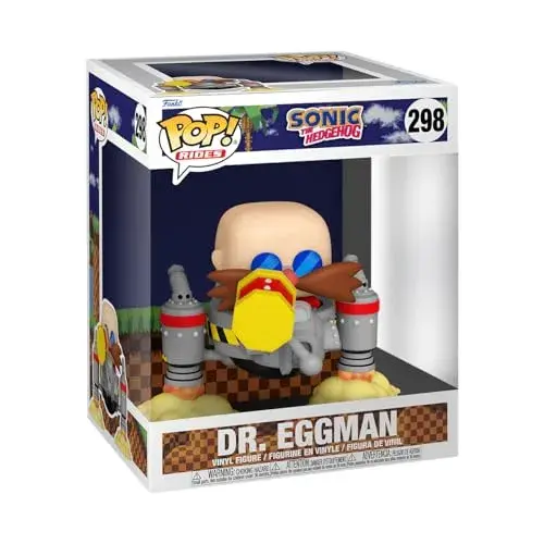 Funko Colecionável Rides Sonic the Hedgehog Dr. Eggman Edição Especial