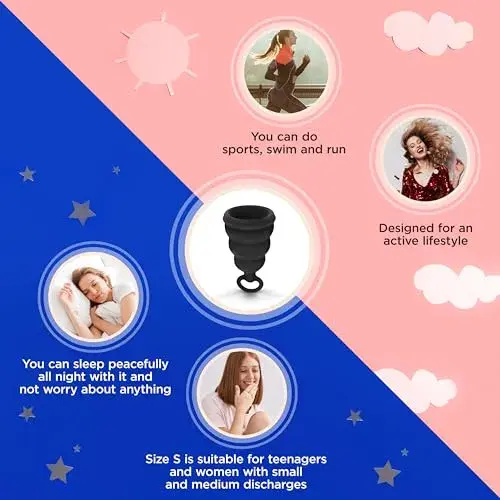 G-Vibe Gcup Mystic Noir copos menstruais