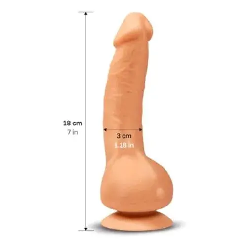 G-Vibe Greal Mini Dildo Vibrador de Silicone Carne
