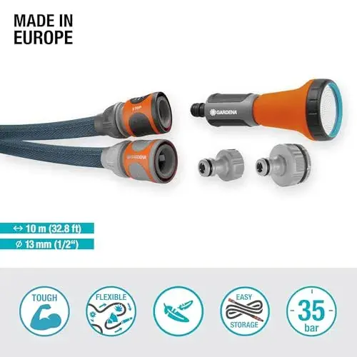 Gardena 10 mangueira de rega de tecido resistente 10m