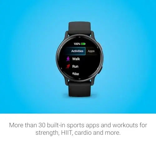 GARMIN Vivoactive 5 Smartwatch Monitoramento Saúde Preto