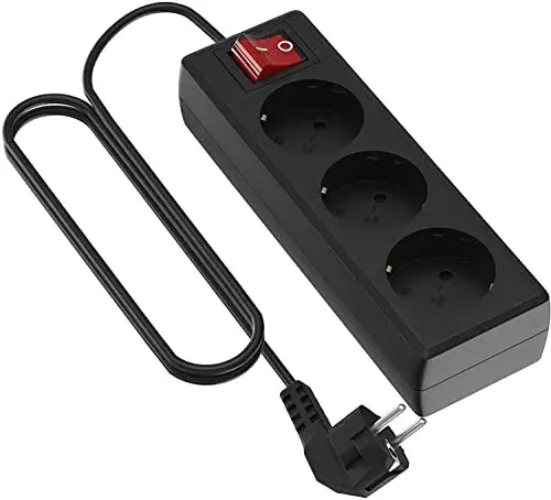 Garza Regleta Ladrão 2 Tomadas Adaptador Frontal