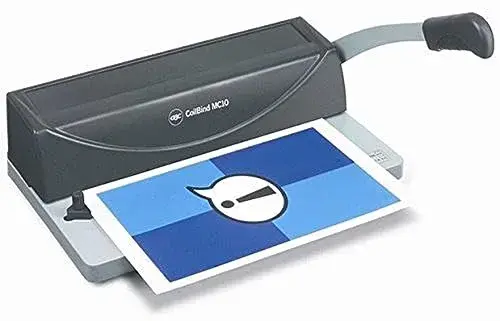 Gbc MC10 Encadernadora Espiral 450 folhas Preto Prata