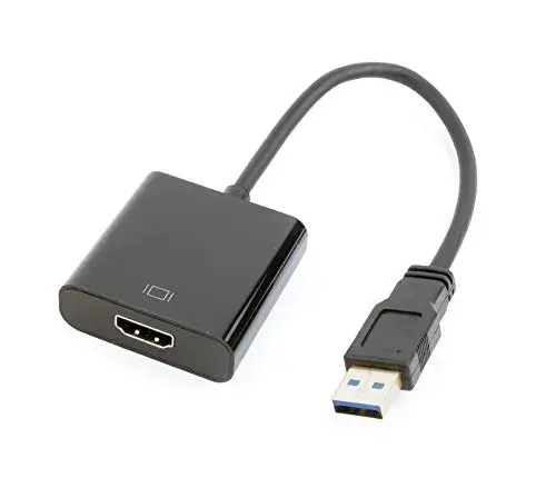 Gembird Adaptador USB 3.0 HDMI 0,15m Macho/Fêmea