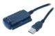 Gembird AUSI01 Adaptador USB para SATA e IDE Preto