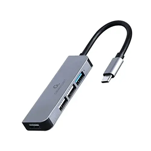 Gembird Hub USB-C 4-port USB 3.1 + USB 2.0