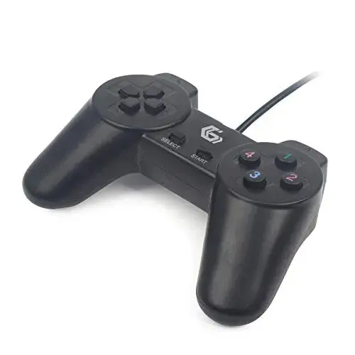Gembird JPD-UB-01 USB gamepad com fio Preto