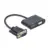 Gembird NXCDP04 Cabo Adaptador VGA para HDMI + VGA 0,15m Preto