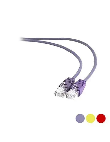 Gembird PP12-1M/BK Cabo de Rede Ethernet 1M Preto