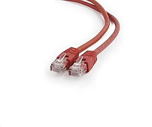 Gembird PP6U-0.25M/R Cabo de Rede RJ45 Cat6 0,25 m Vermelho