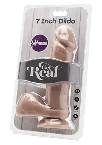 Get Real Caia Na Real Dildo Vibrador 18cm Pele