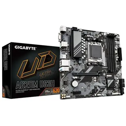 Gigabyte A620M DS3H AMD Ryzen 5/7/9 AM5 Micro ATX DDR5