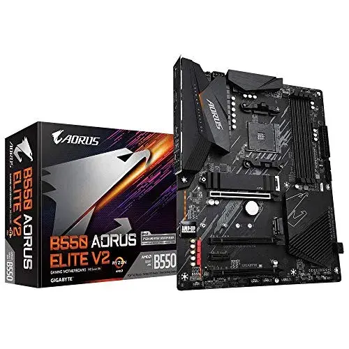 Gigabyte B550 Aorus Elite V2 AMD DDR4 Preto PCIe 4.0 x16