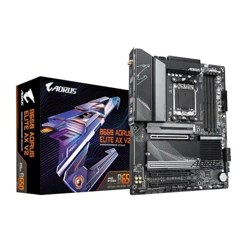 Gigabyte B650 AORUS ELITE AX V2 AMD DDR5 Preto 2.1 canais, Wi-Fi 6E