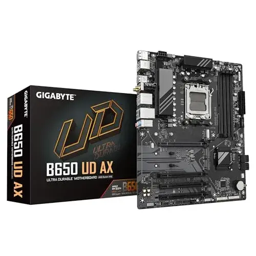 Gigabyte B650 UD AX AM5 DDR5 PCIe 5.0 Wi-Fi 6