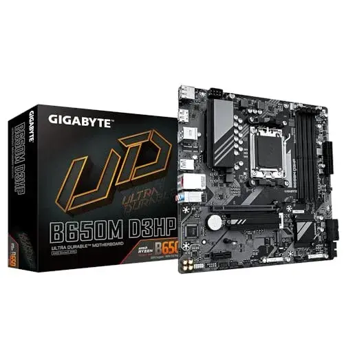 Gigabyte B650M-D3HP AMD B650 Micro-ATX Preto Suporte DDR5 e PCIe 4.0