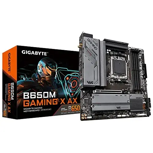 Gigabyte B650M Gaming X AX AMD B650 35mm Castanho DDR5