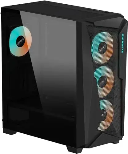 Gigabyte C301GW ATX Caixa de PC Midi Tower Preto RGB