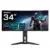 Gigabyte MO34WQ2BT 34″ QD-OLED WQHD Curvo