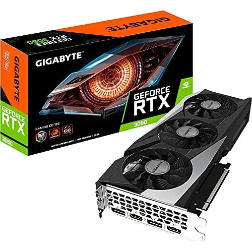 Gigabyte RTX 3060 12GB Core 1837 MHz RTX 3060 12GB