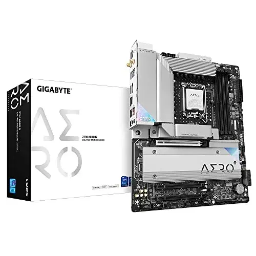 Gigabyte Z790 Aero G Intel Z790 DDR5 PCIe 5.0 Preto e Branco