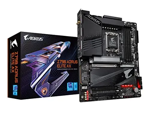 Gigabyte Z790 Aorus Elite AX Intel LGA 1700 192GB Preto DDR5