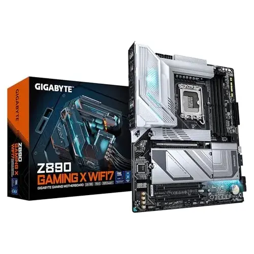 Gigabyte Z890 GAMING X WIFI7 Intel LGA 1851 Preto Wi-Fi 7, PCIe 5.0, DDR5