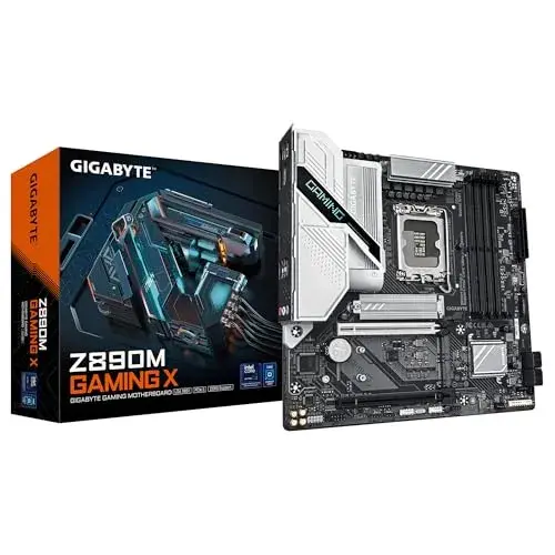 Gigabyte Z890M GAMING X Intel Z890 DDR5 256GB Preto Fase Digital 8+1+2+1 PCIe 5.0 USB-C LAN 2,5 GbE
