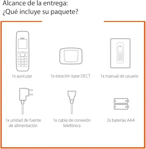 Gigaset A170 Vermelho Telefone Fixo