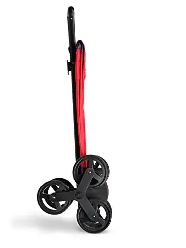 Gimi Carrinho de Compras em Poliéster Vermelho 52L