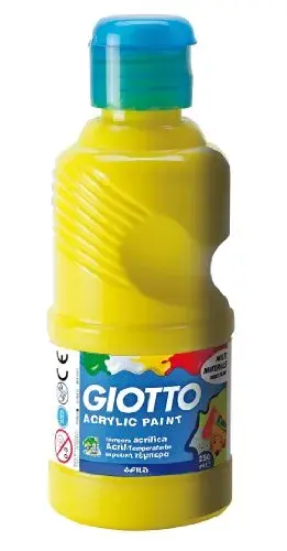 Giotto Guache Liquido Amarelo 250ml Giotto