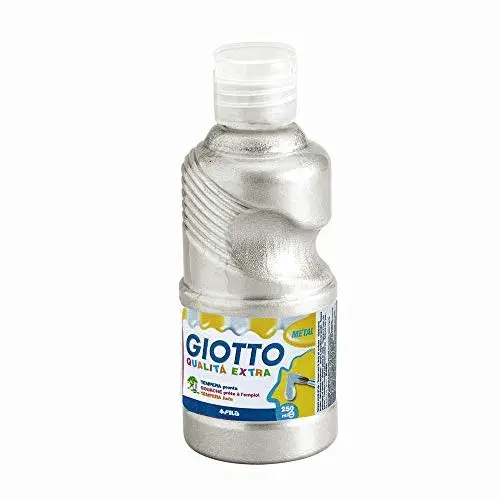 Giotto Guache Liquido Metal Prata 250ml Giotto