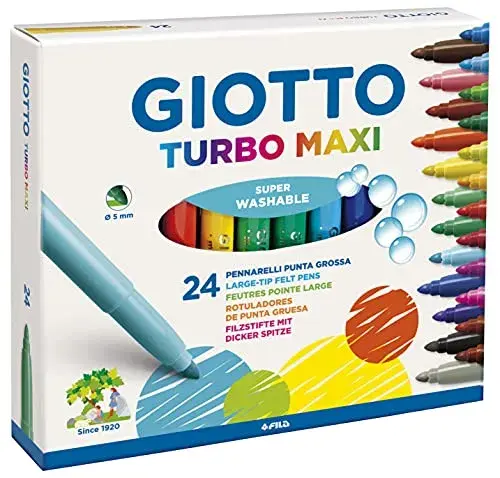 Giotto Marcadores Turbo Maxi ponta grossa