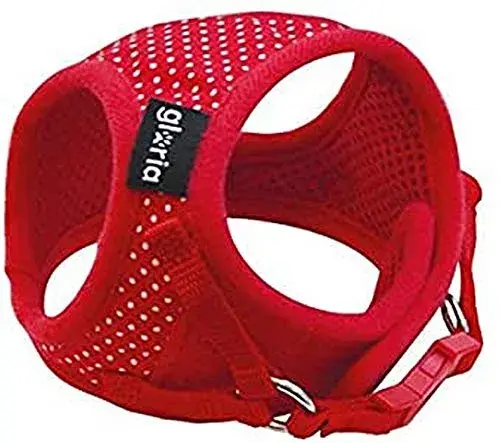 Gloria Arnês para Cães Pontos 27-35 cm Vermelho Tamanho M