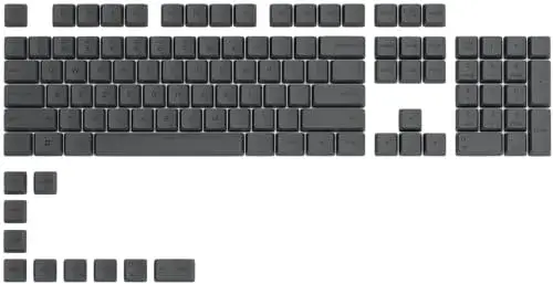 Glorious Conjunto de Keycaps PBT Black USA