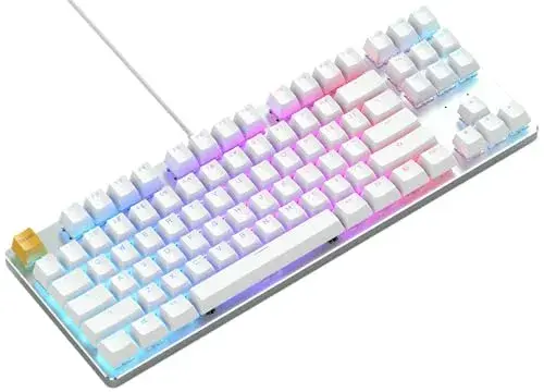 Glorious GMMK TKL Brown RGB Hot Swap US White