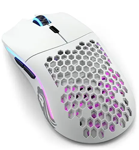 Glorious Model O Wireless 19.000 DPI Sem Fio White RGB