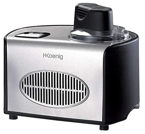 H.Koenig 80114 1,5L Preto e Cinza Máquina de Gelados