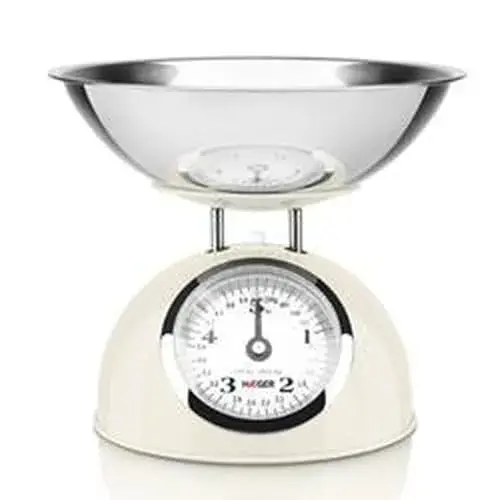 Haeger KS-CME 5Kg Creme Balança Mecânica de Cozinha