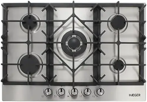 Haeger PG5GI006A 9800W Gás Preto Placa de Fogão