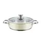 Haeger PA-24 L.009A 24cm panela com tampa bege
