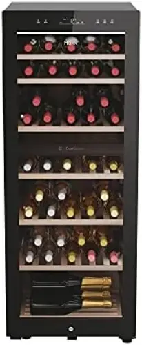 Haier HWS77GDAU1 77 garrafas preto controlado por Wi-Fi