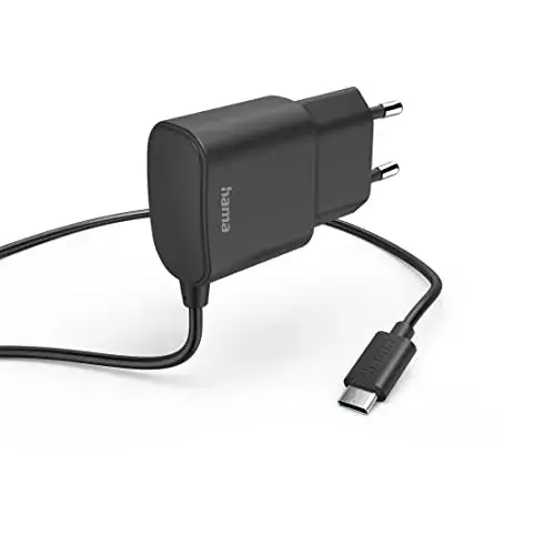 Hama Carregador USB-C 12W 1.0m Preto