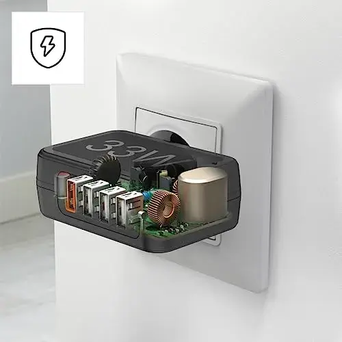 Hama 00201629 33W Carregador Rápido Preto