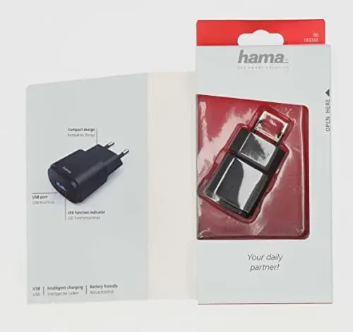 Hama 00201644 6W Carregador USB Preto