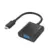 Hama Adaptador USB-C para VGA 0m Conector