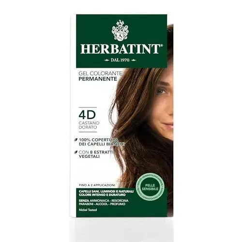 Herbatint Coloração Tom 4D Castanho Dourado 150ml