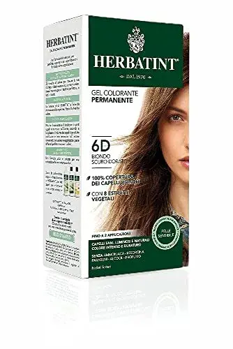 Herbatint Gel Coloração Permanente Louro Escuro Dourado 150ml