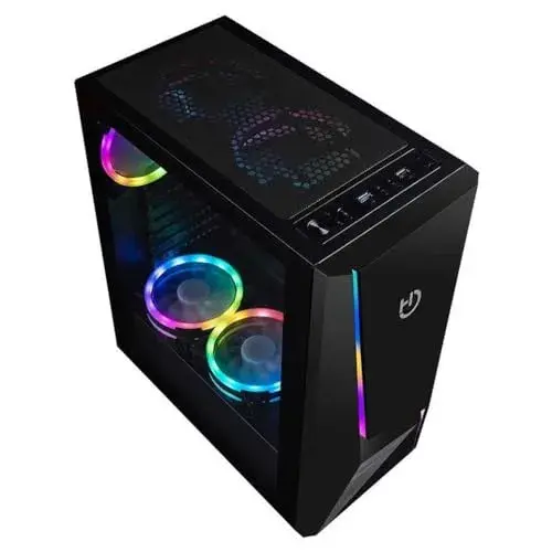 Hiditec V20 PRO ARGB Cristal Temperado USB 3.0